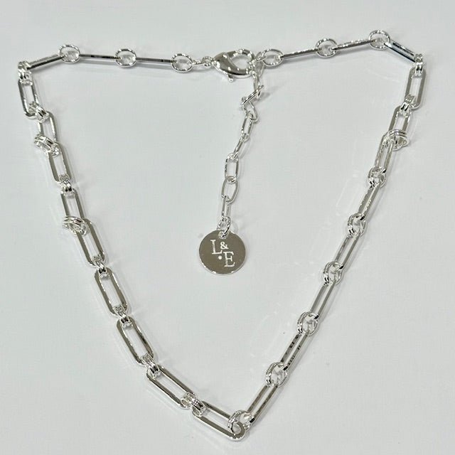 Lara & Ela | Fearless Silver Necklace - Lara & Ela