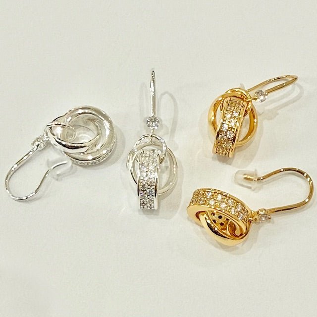 Lara & Ela | Drunk On Love Silver Earrings - Lara & Ela