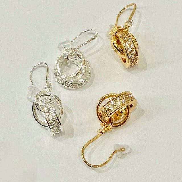 Lara & Ela | Drunk On Love Silver Earrings - Lara & Ela