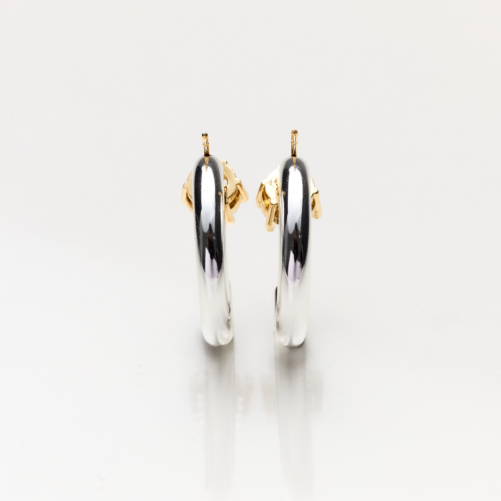 Lara & Ela I Just The Two Of Us Silver Earrings - Lara & Ela