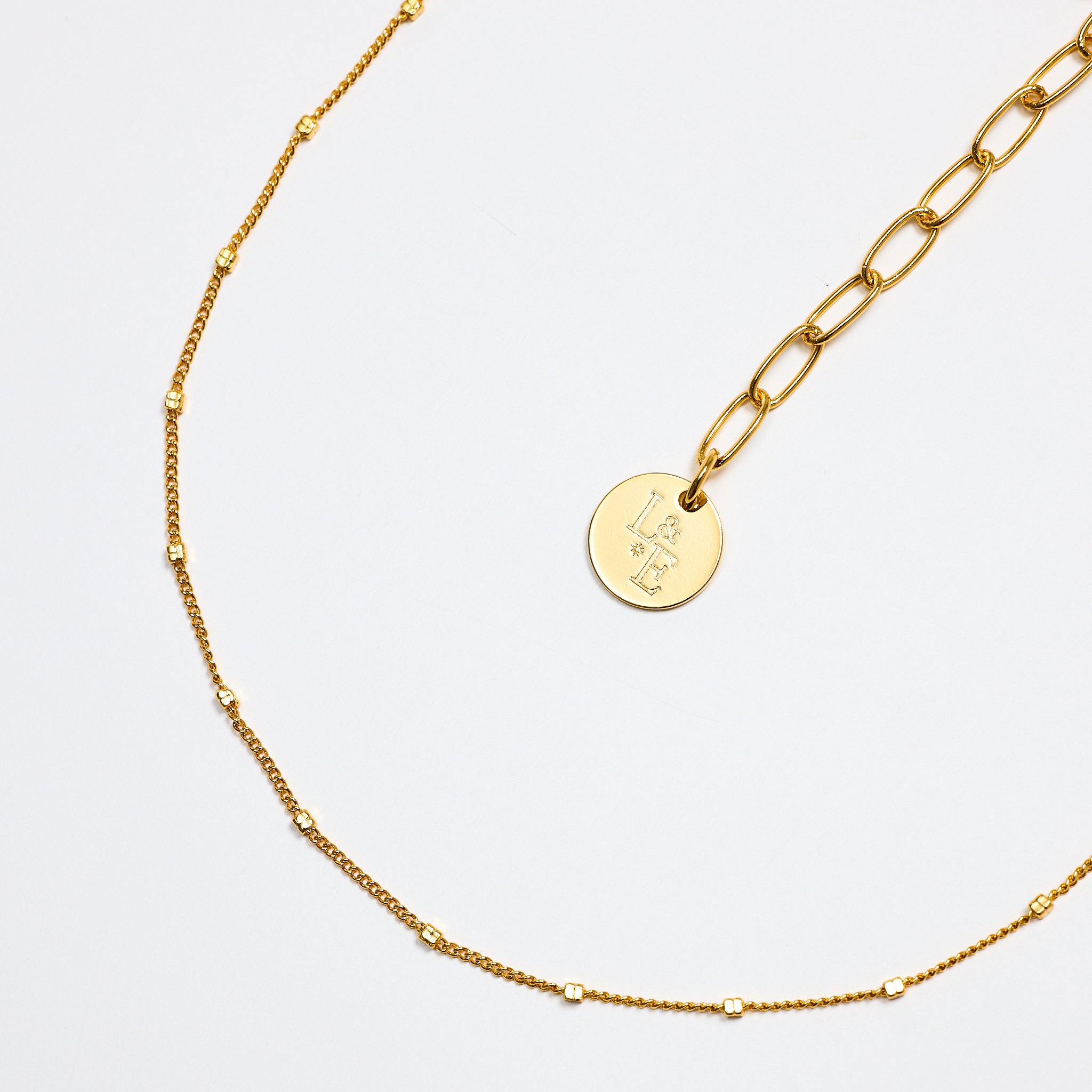 Lara & Ela | Just The Way You Are Gold Necklace - Lara & Ela