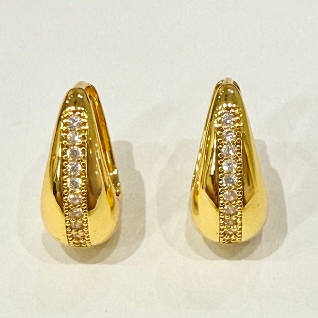 Lara & Ela | Kappa Gold Earrings - Lara & Ela