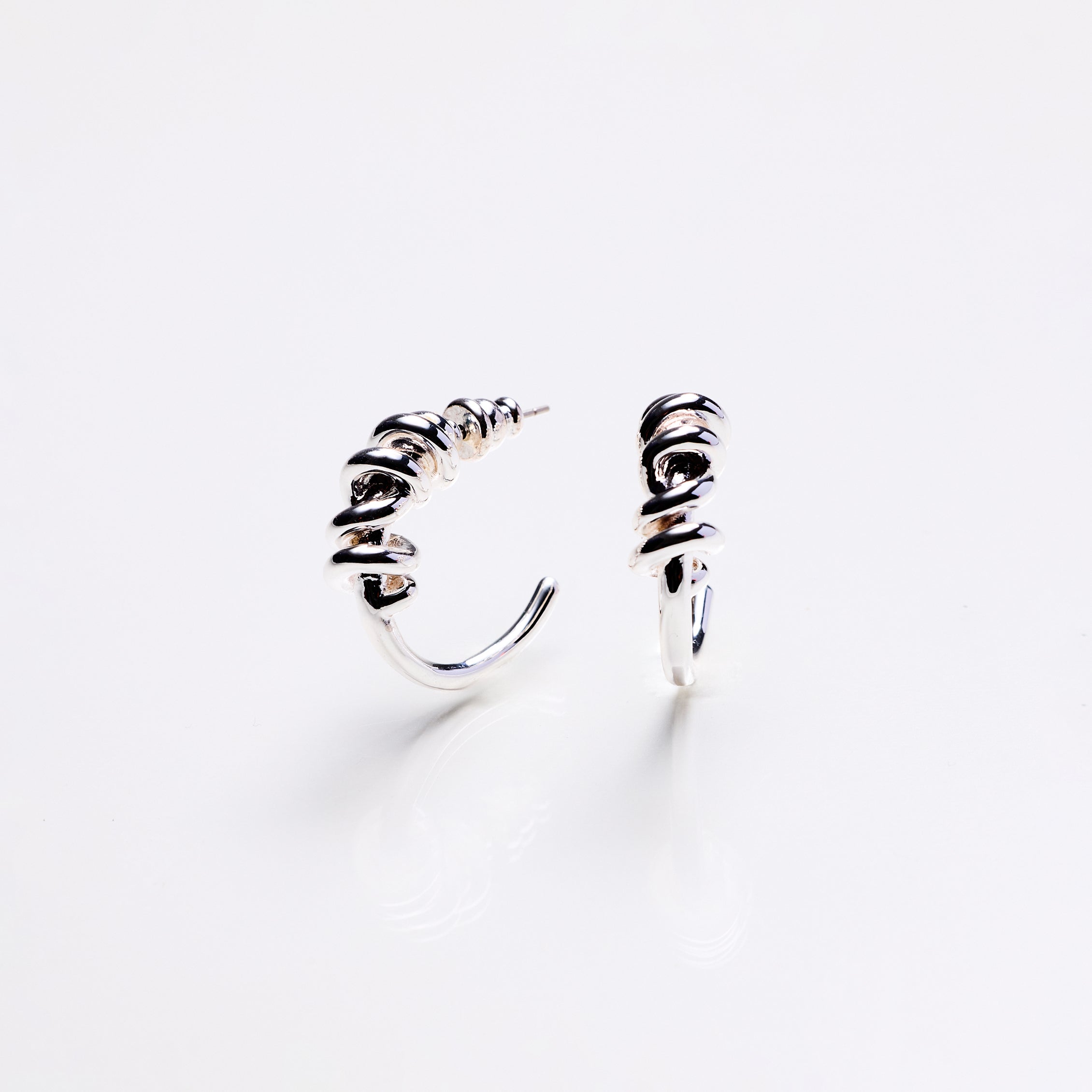 Lara & Ela | Kim Silver Earrings - Lara & Ela