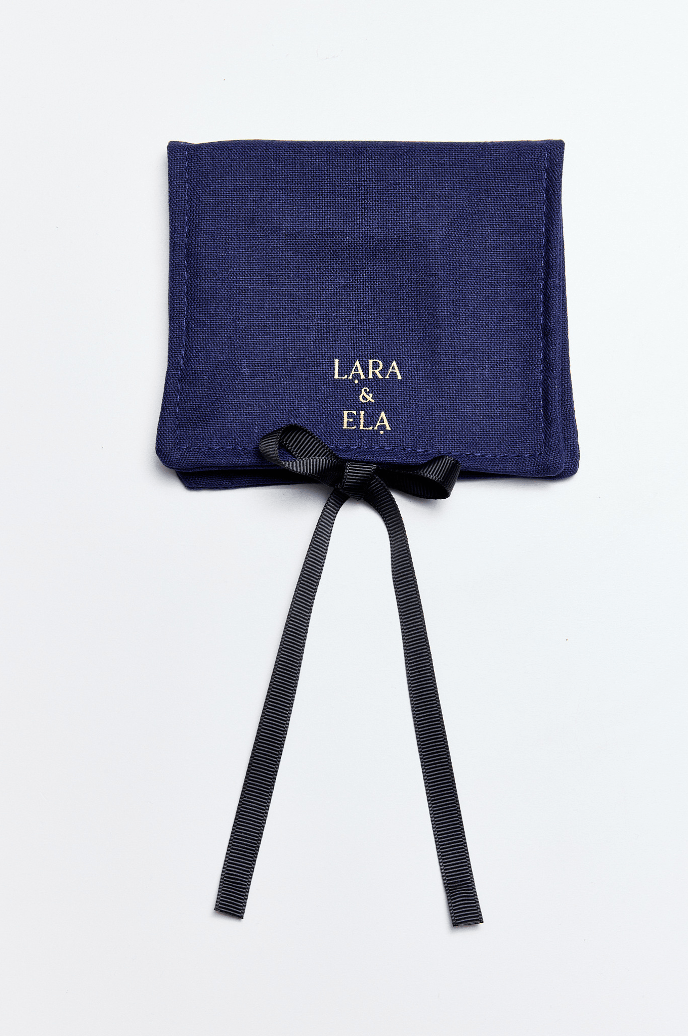Lara & Ela | Linen Jewellery Pouch - Lara & Ela