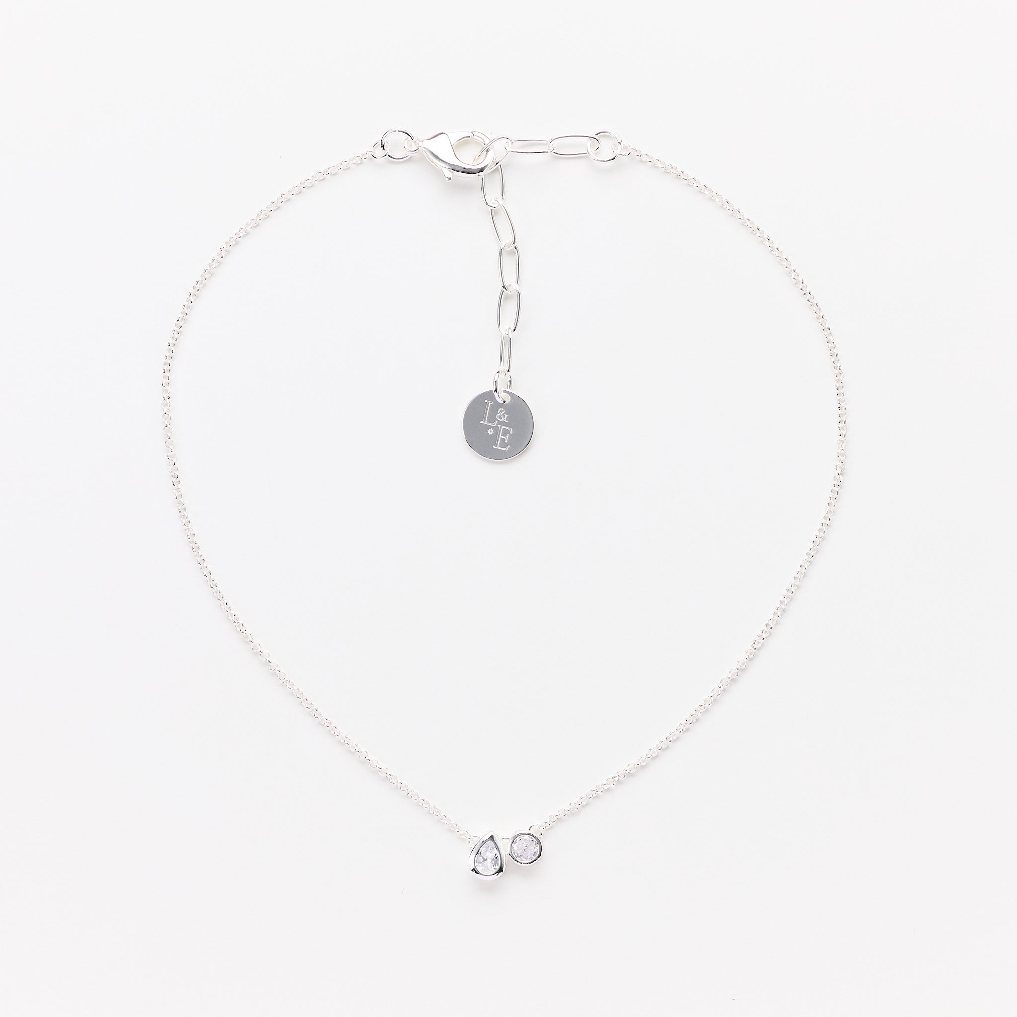 Lara & Ela | Leap Of Faith Silver Necklace - Lara & Ela