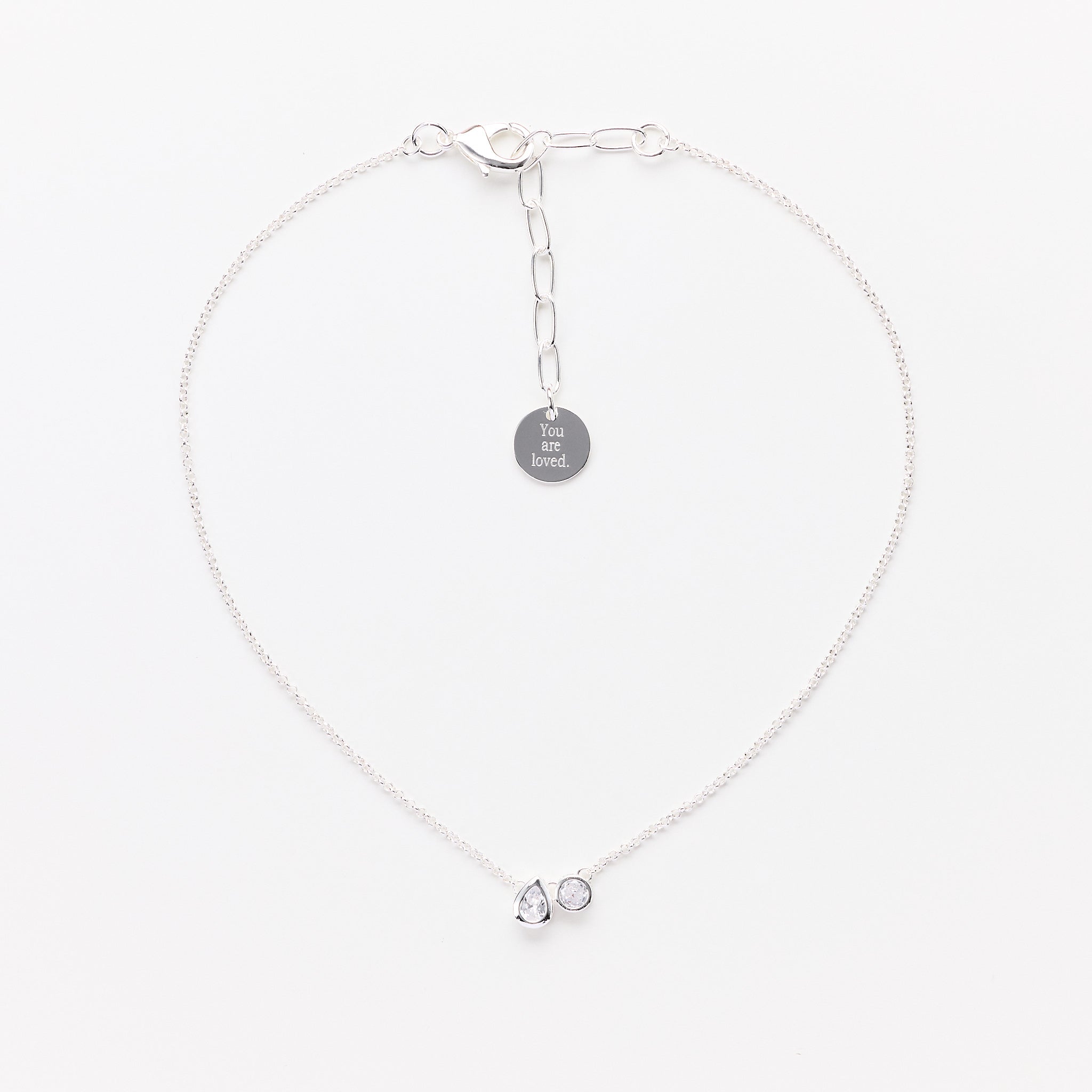 Lara & Ela | Leap Of Faith Silver Necklace - Lara & Ela