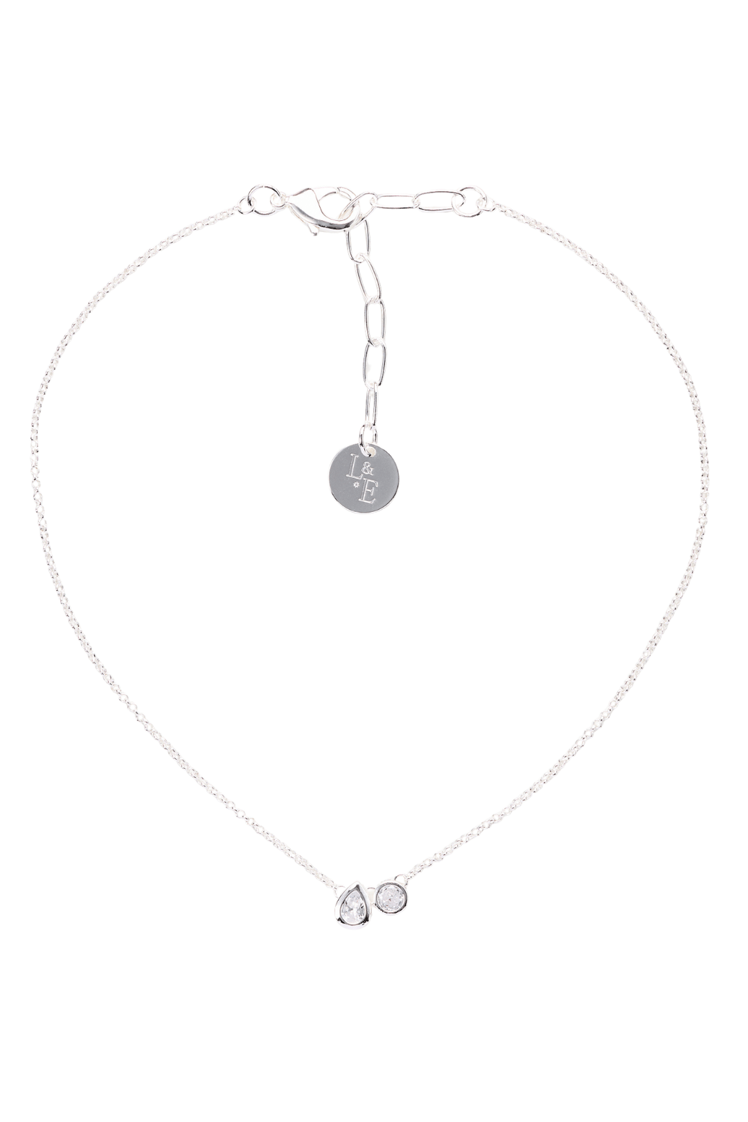 Lara & Ela | Leap Of Faith Silver Necklace - Lara & Ela