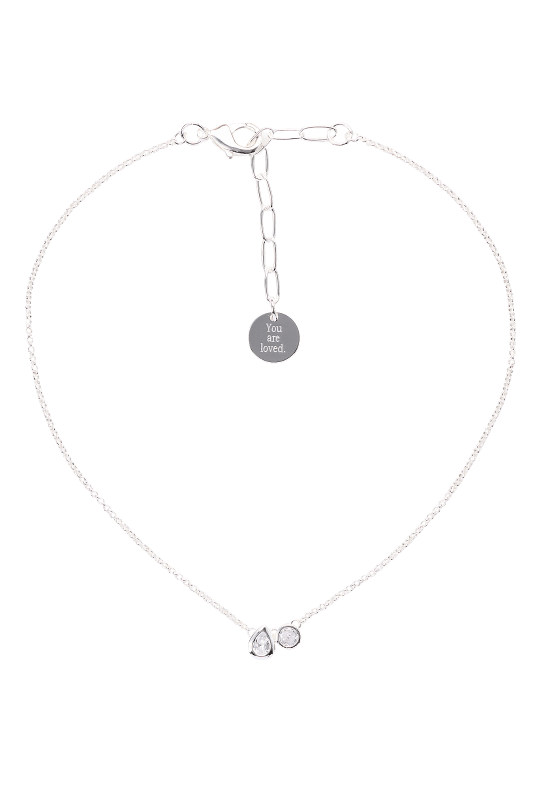 Lara & Ela | Leap Of Faith Silver Necklace - Lara & Ela