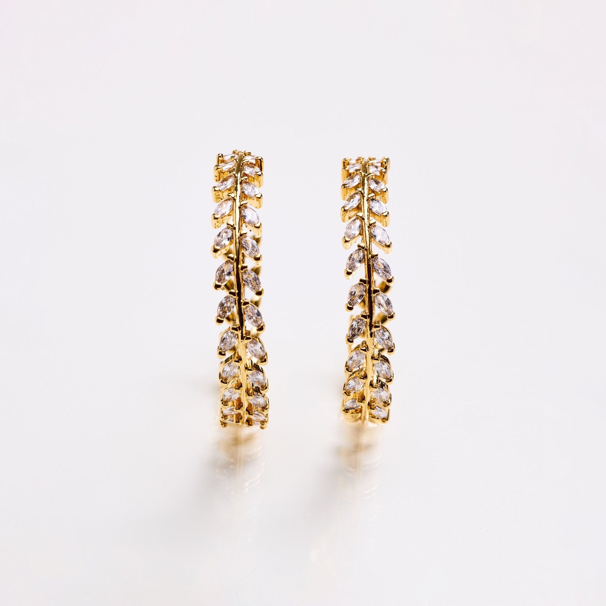 Lara & Ela | Leslie Gold Earrings - Lara & Ela