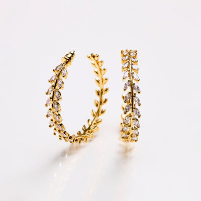 Lara & Ela | Leslie Gold Earrings - Lara & Ela