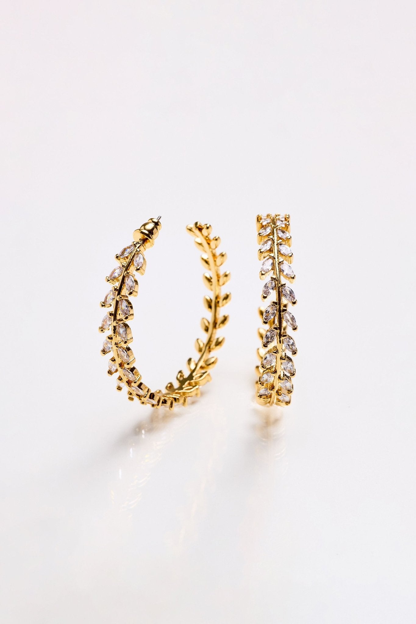 Lara & Ela | Leslie Gold Earrings - Lara & Ela