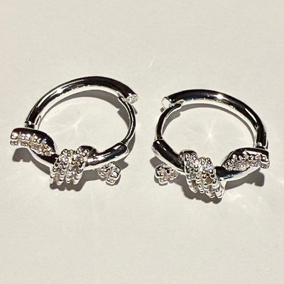Lara & Ela I Let's Tango Silver Earrings