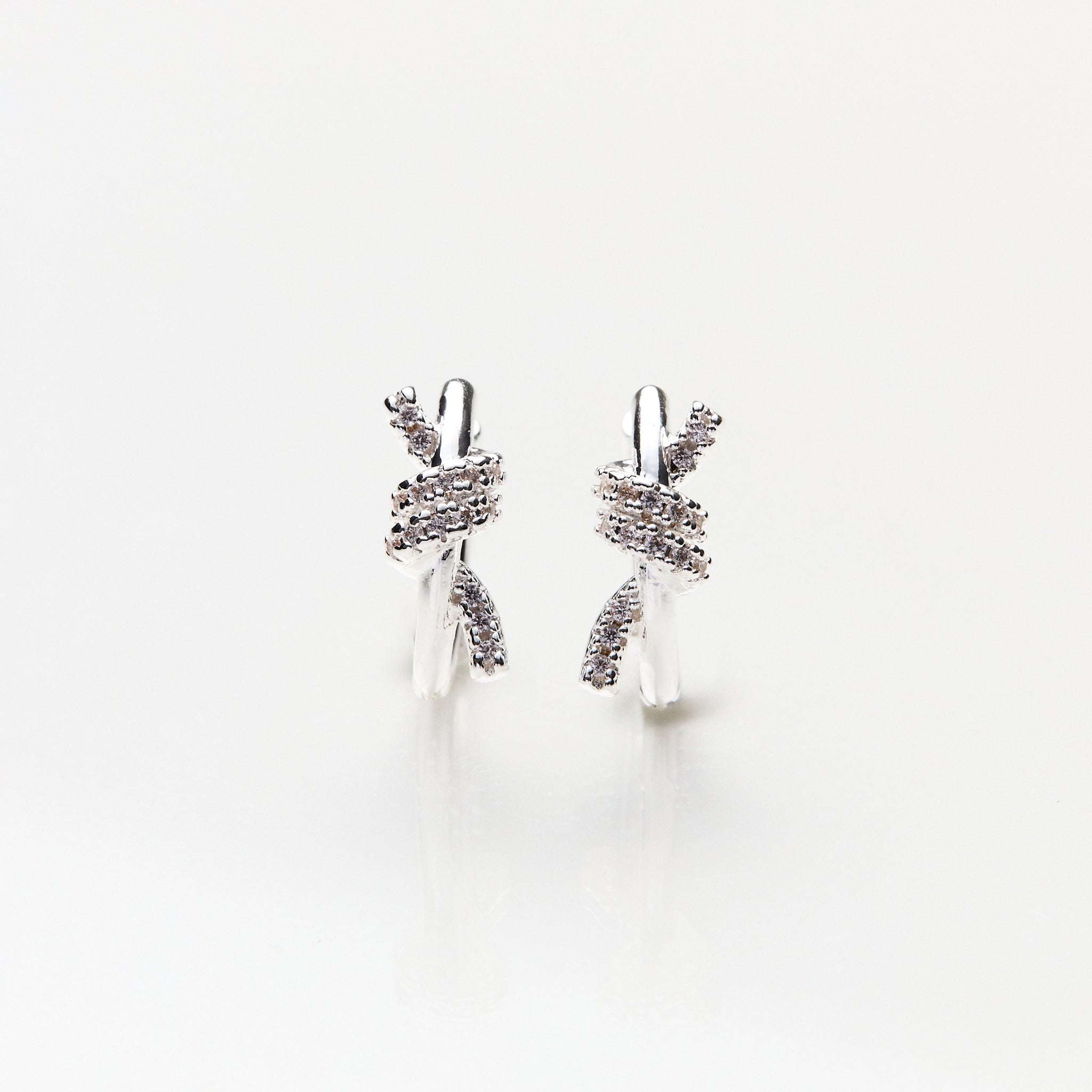 Lara & Ela I Let's Tango Silver Earrings - Lara & Ela