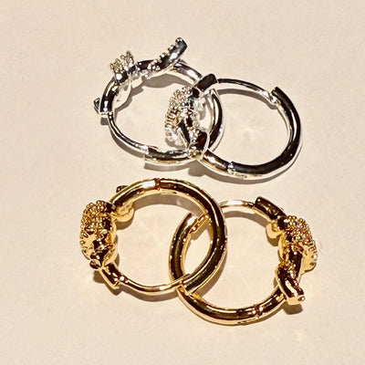 Lara & Ela I Let's Tango Silver Earrings