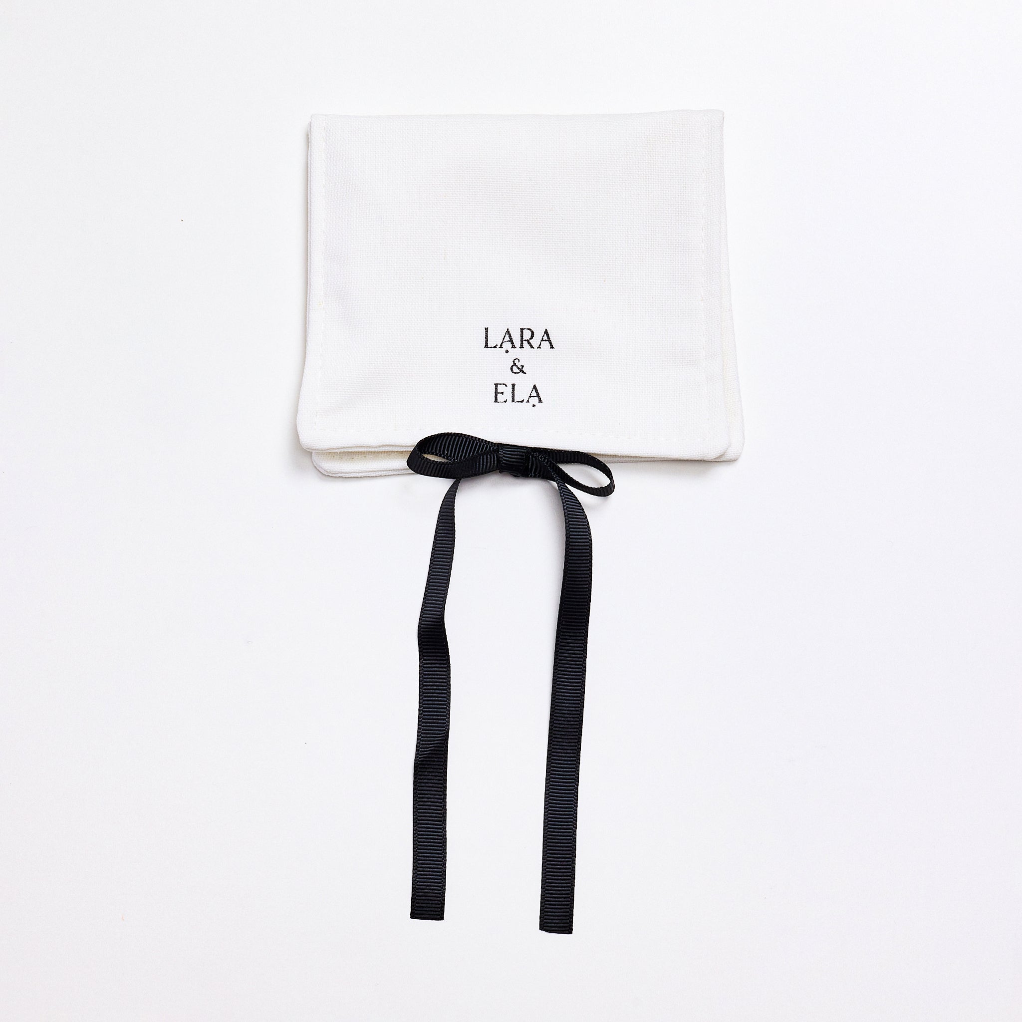 Lara & Ela | Linen Jewellery Pouch - Lara & Ela