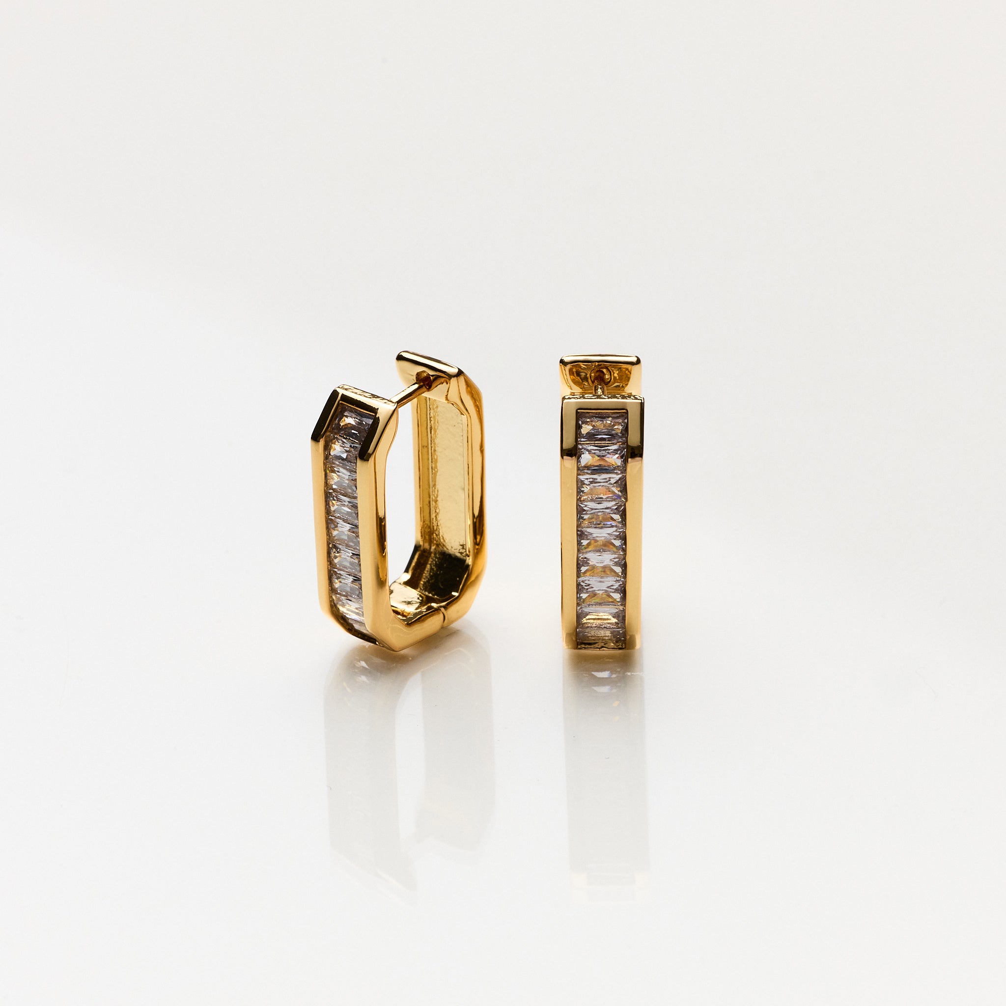 Lara & Ela I Lithe Gold Earrings - Lara & Ela