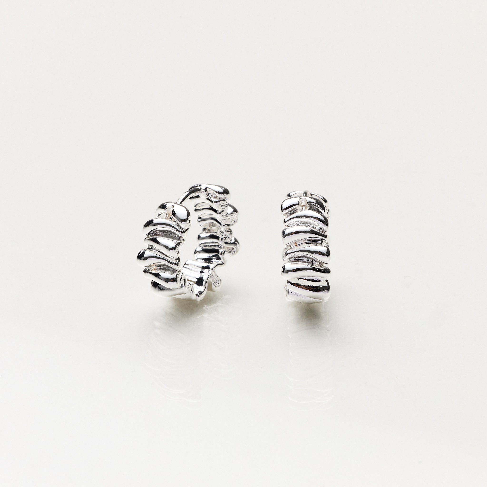 Lara & Ela | Love Always Finds A Way Silver Earrings - Lara & Ela