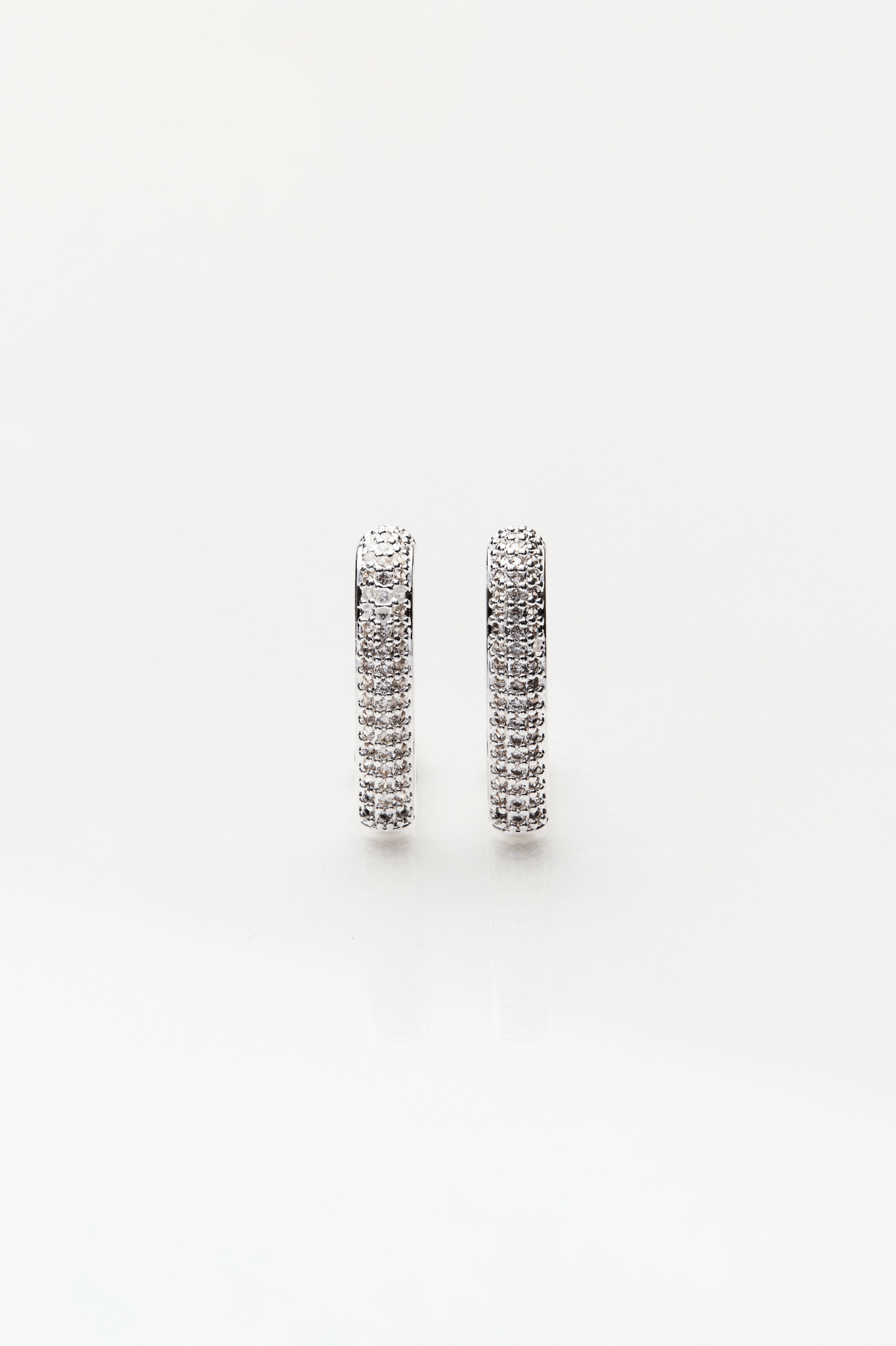 Lara & Ela | Love You To The Moon And Back Silver Earrings - Lara & Ela