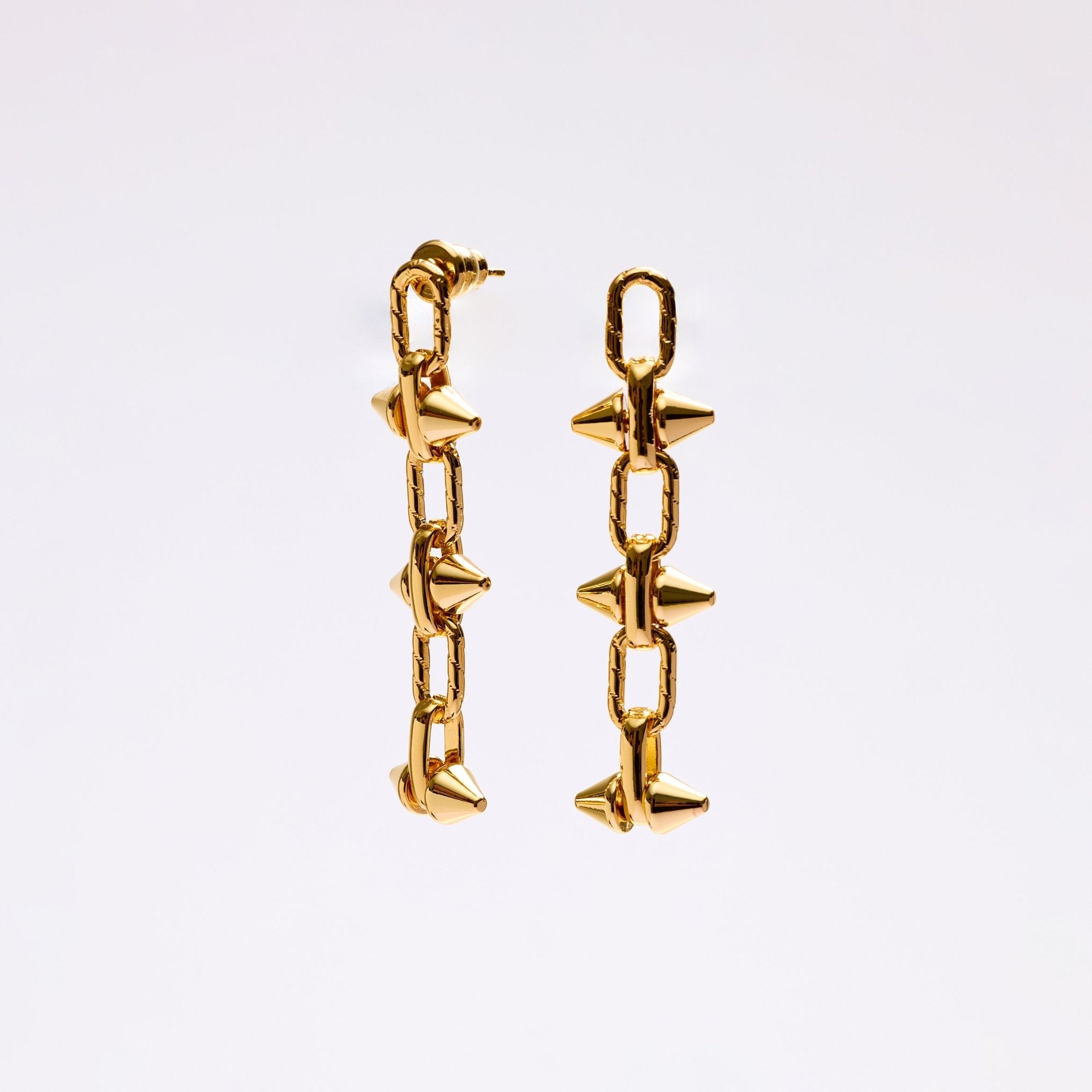 Lara & Ela | Madonna Gold Earrings - Lara & Ela