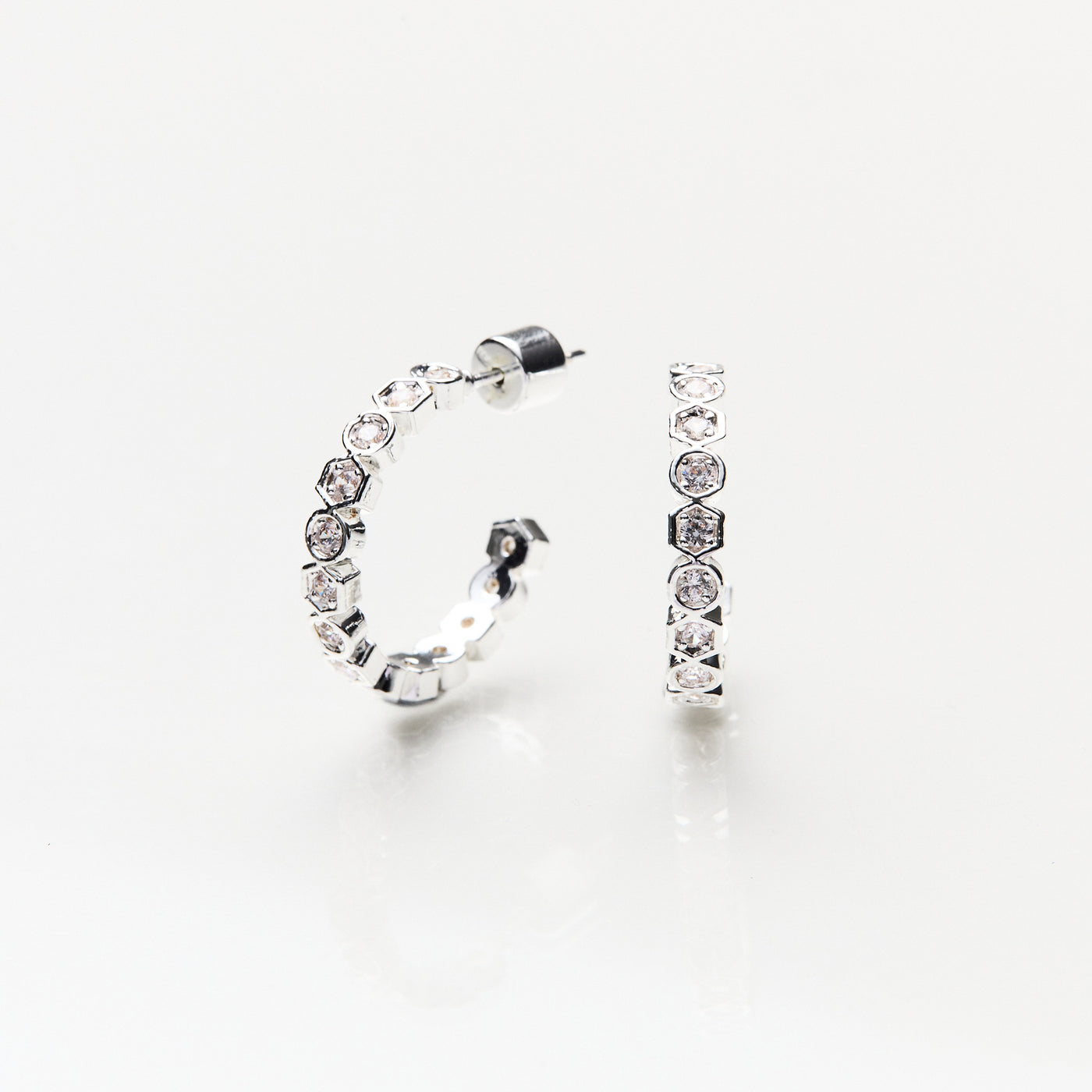 Lara & Ela | Marry Me Silver Earrings