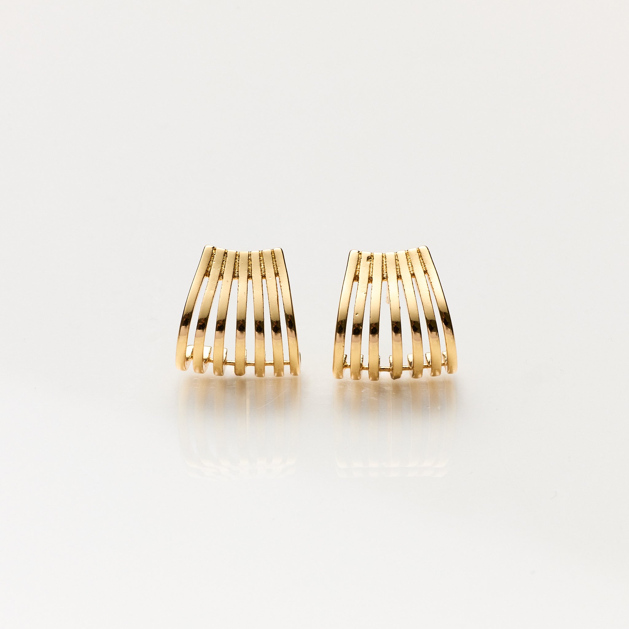 Lara & Ela | Martini Hour With Your Boss Gold Earrings - Lara & Ela