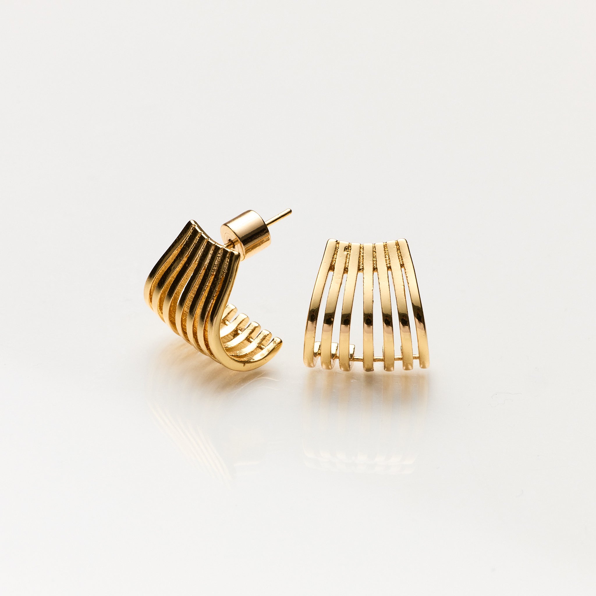 Lara & Ela | Martini Hour With Your Boss Gold Earrings - Lara & Ela