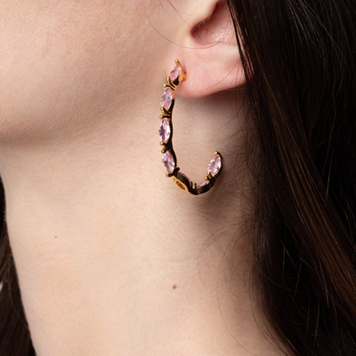 Lara & Ela | Mia Blossom Pink G | Earrings