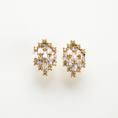 Lara & Ela | Mini Chandelier Gold Earrings