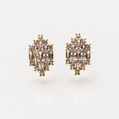 Lara & Ela | Mini Chandelier Gold Earrings