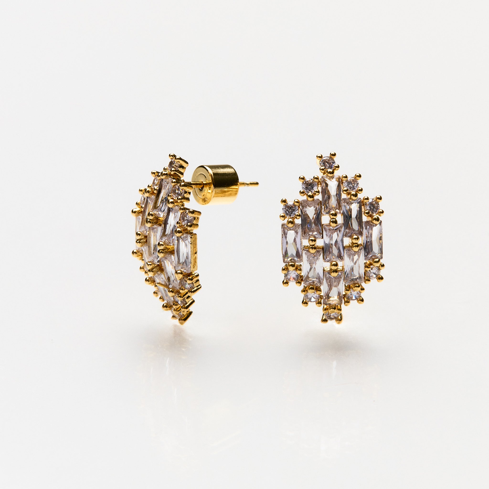 Lara & Ela | Mini Chandelier Gold Earrings - Lara & Ela