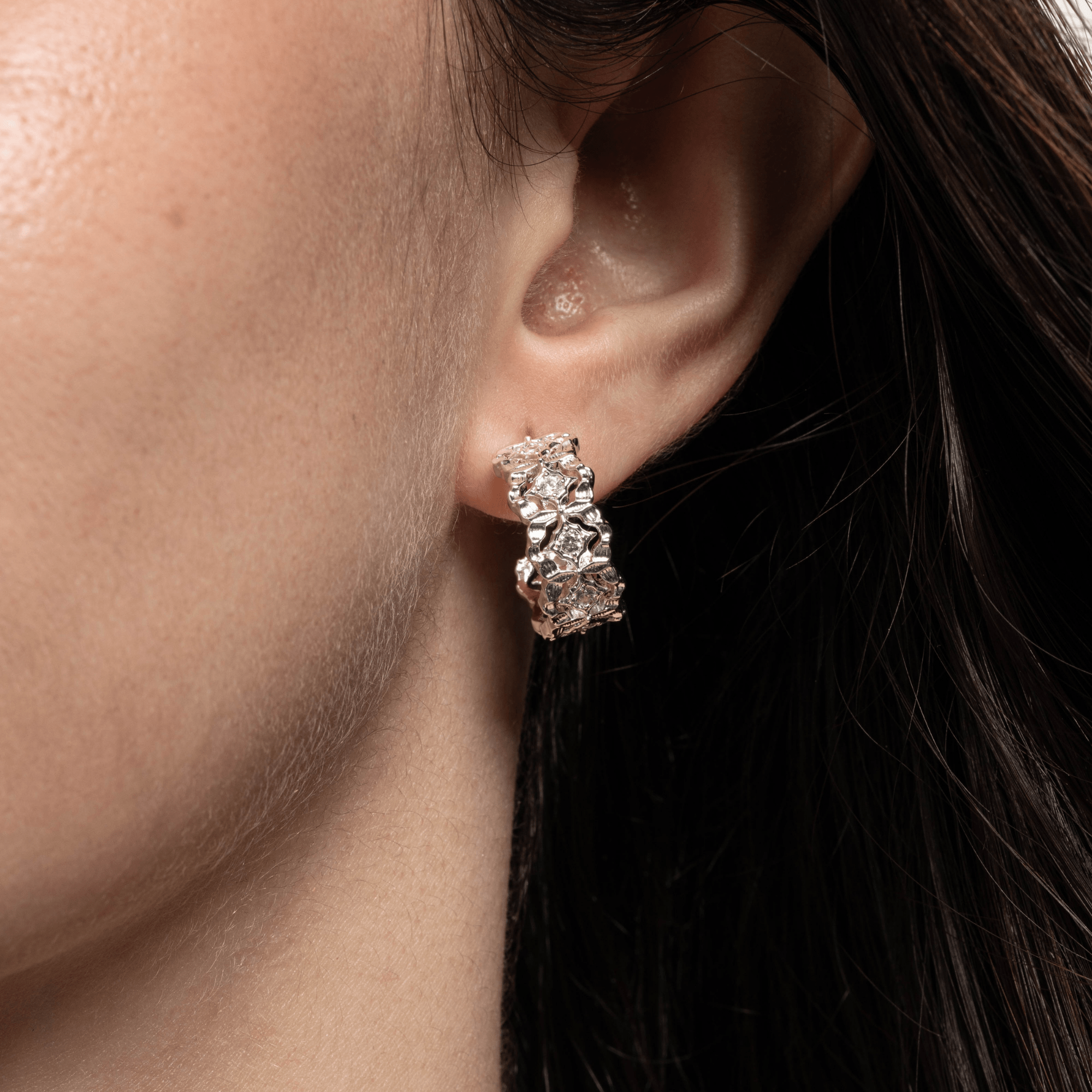 Lara & Ela | Misty Silver Earrings - Lara & Ela