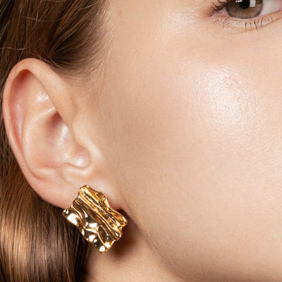 Lara & Ela | The Gilded Fold G | Earrings