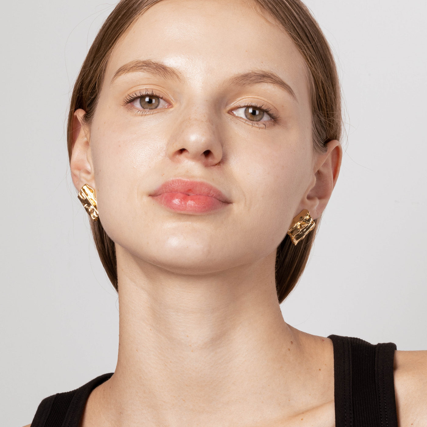 Lara & Ela | The Gilded Fold G | Earrings