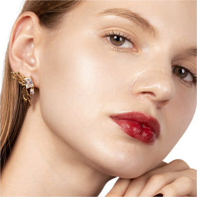 Lara & Ela | With Or Without You Gold Earrings