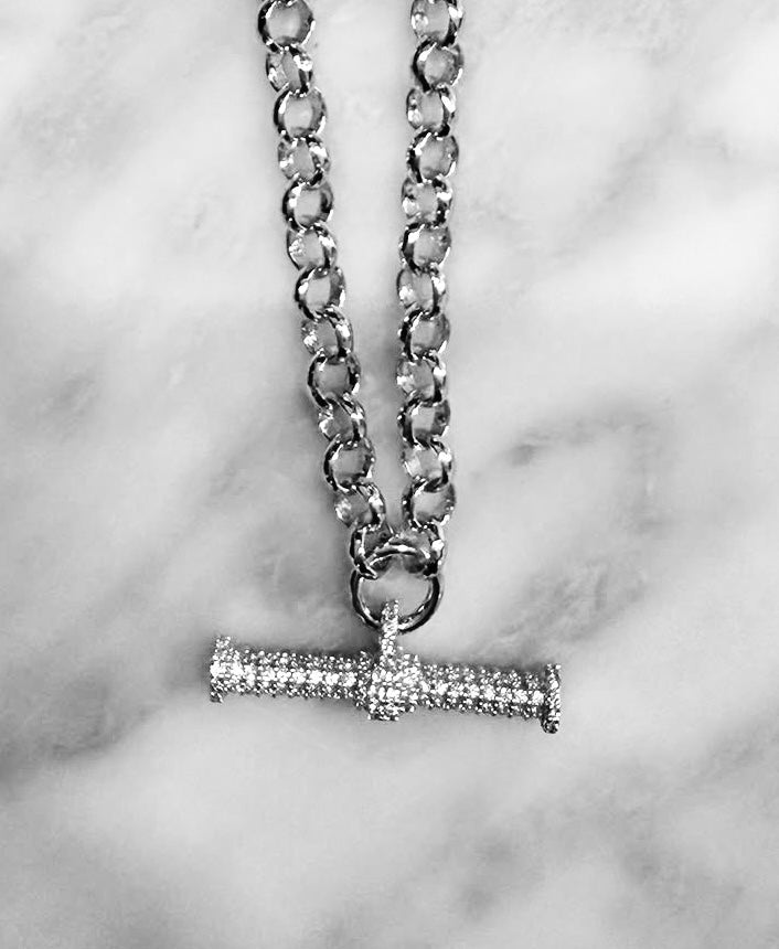 Lara & Ela | New Stop Necklace and Shape Of Memory Silver - Lara & Ela