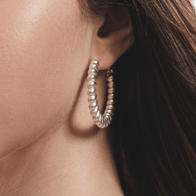 Lara & Ela | New York Silver Earrings - Lara & Ela