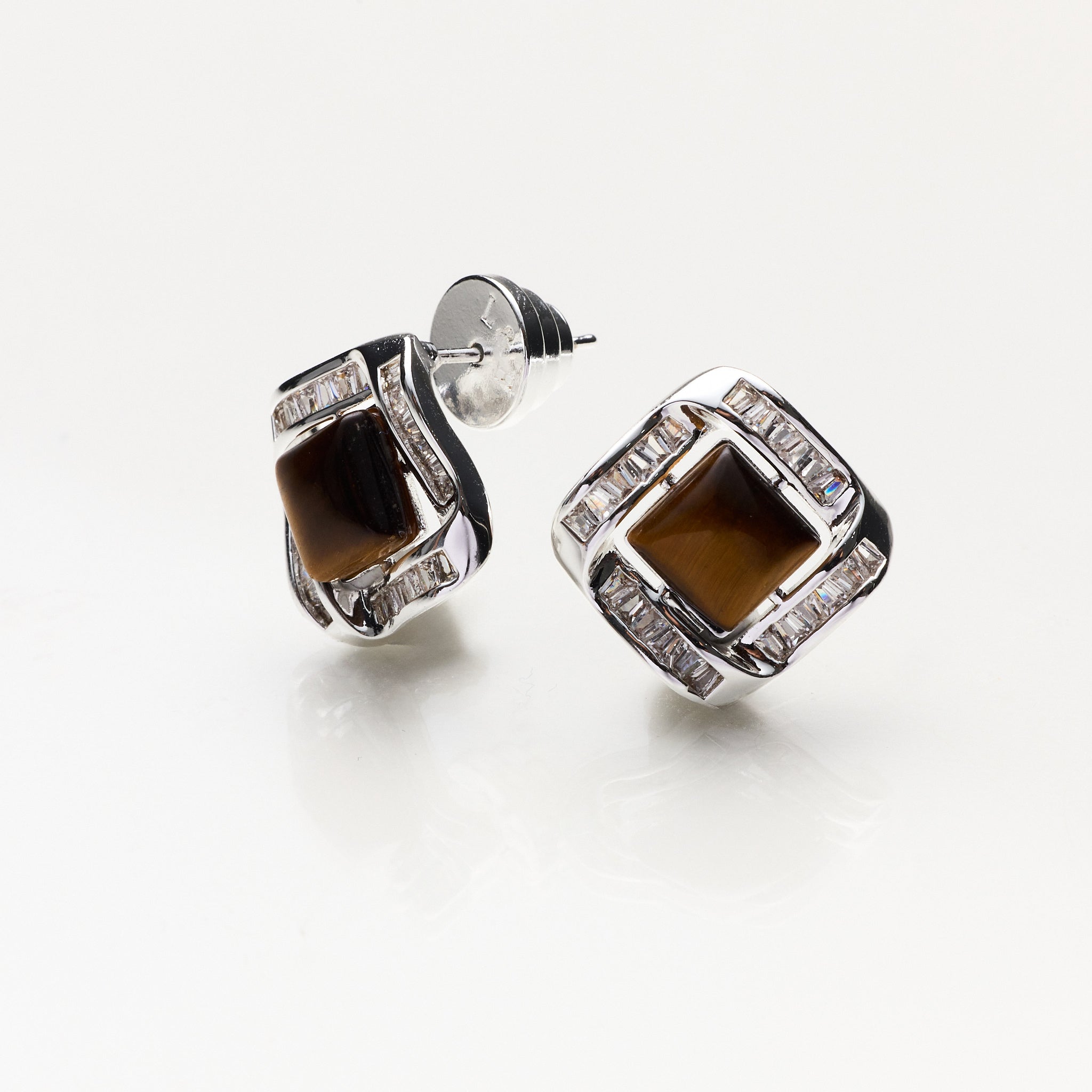Lara & Ela | Nicole Silver Earrings - Lara & Ela