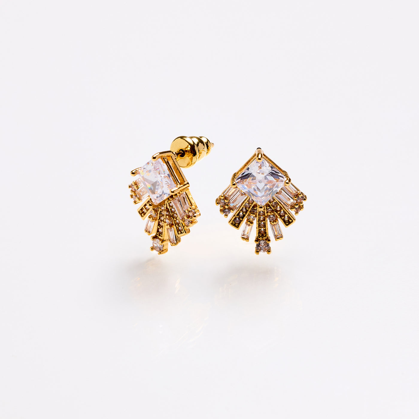 Lara & Ela | Olympia Gold Earrings - Lara & Ela