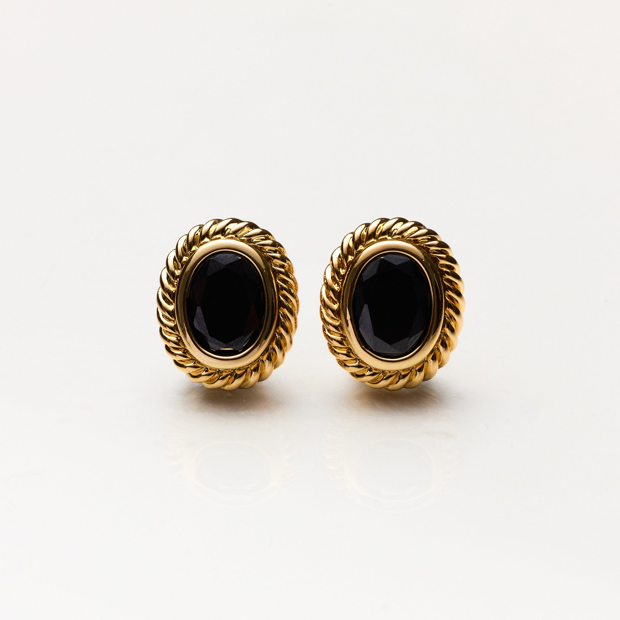 Lara & Ela | Opera Gold Earrings - Lara & Ela