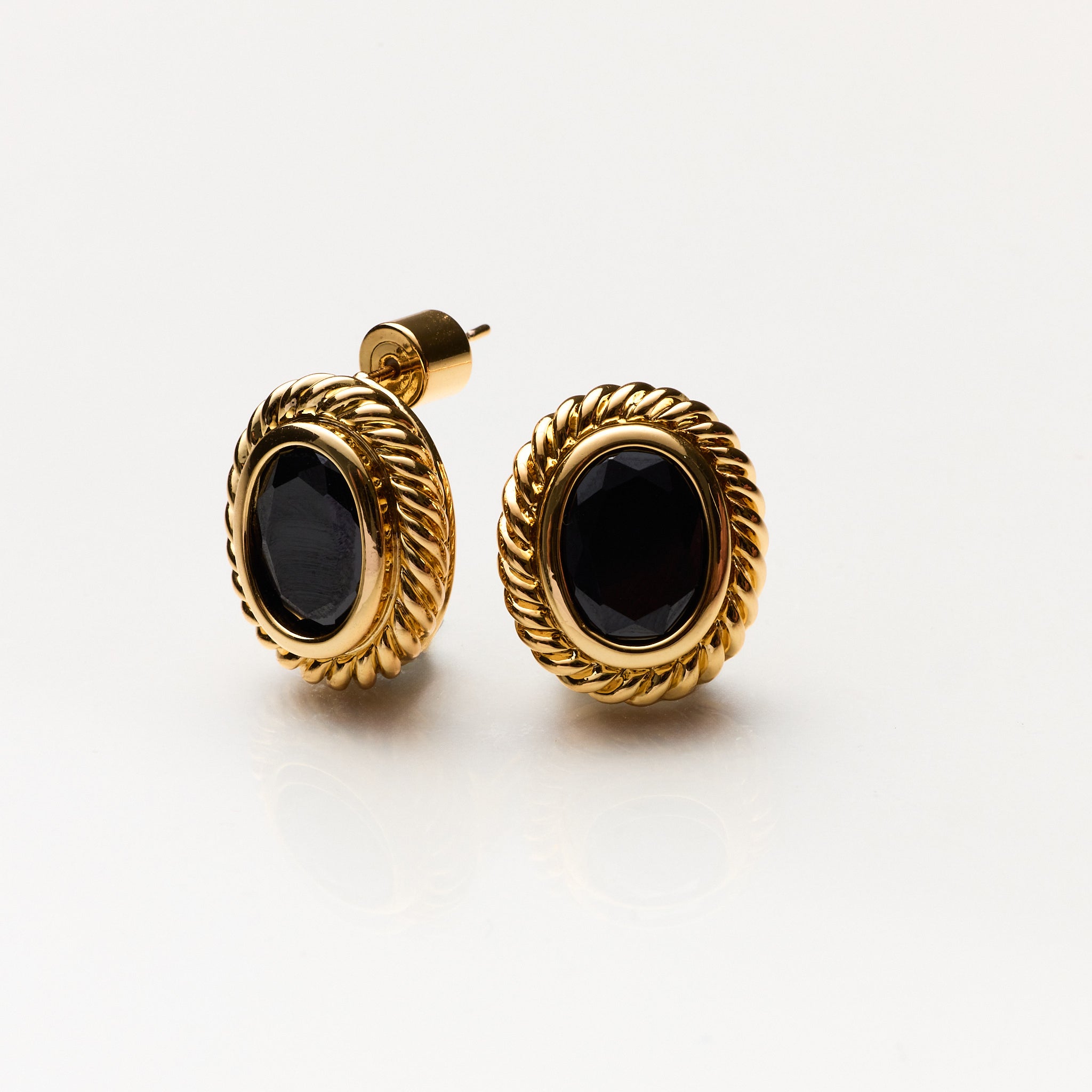 Lara & Ela | Opera Gold Earrings - Lara & Ela