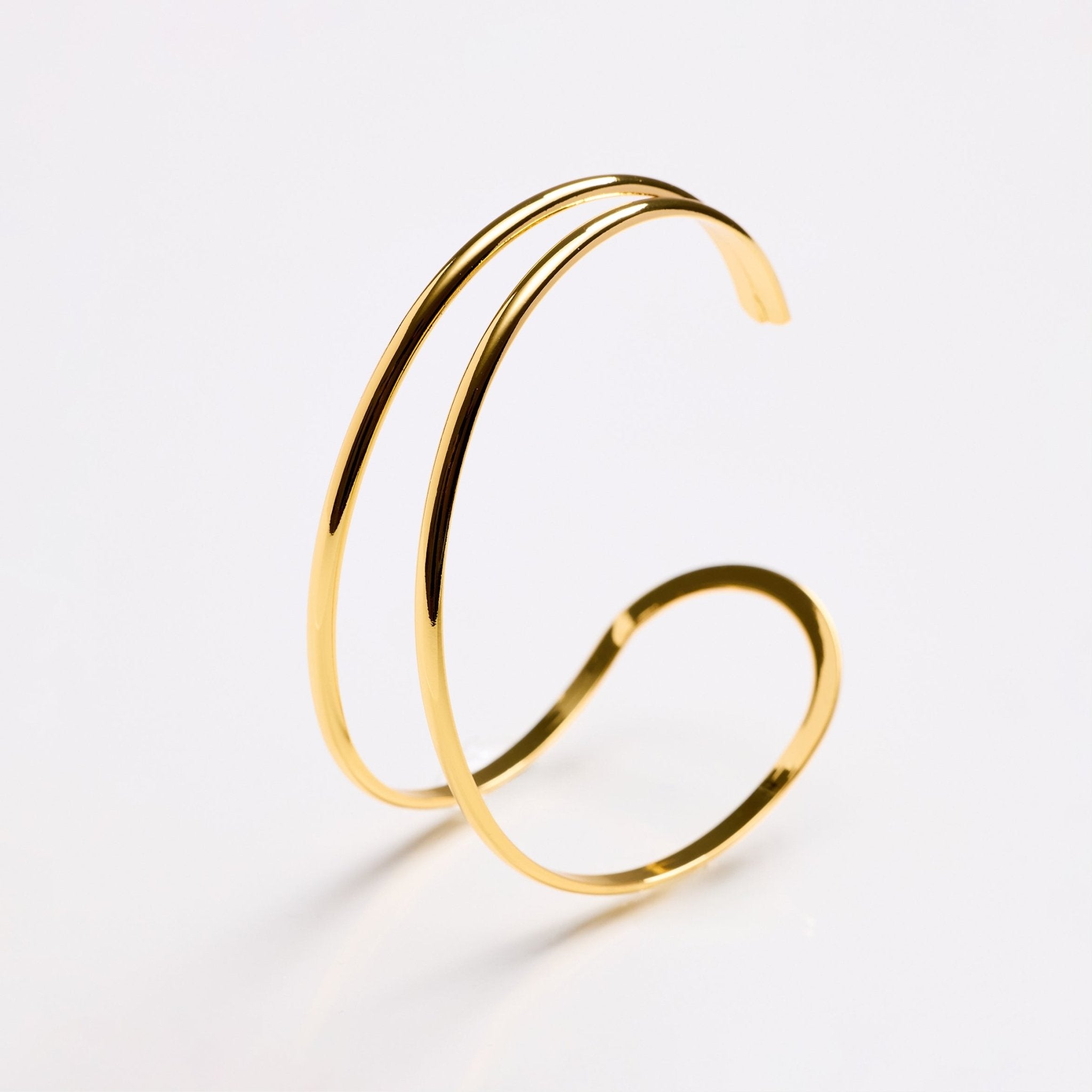 Lara & Ela | Ophelia Gold Bangle - Lara & Ela