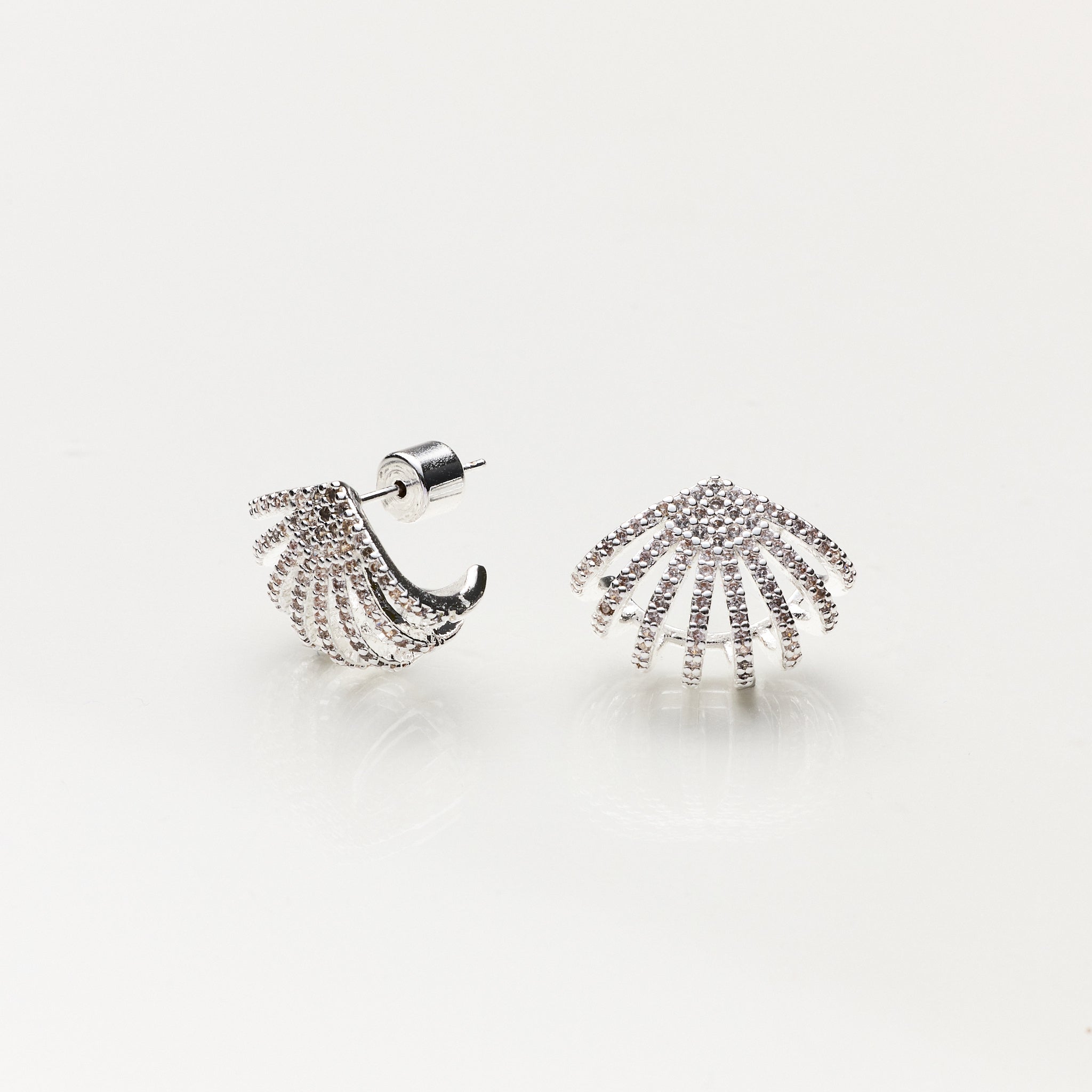 Lara & Ela | Our Collective Past Silver Earrings - Lara & Ela