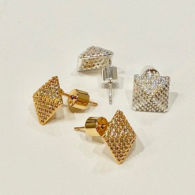 Lara & Ela | Pi Silver Earrings - Lara & Ela