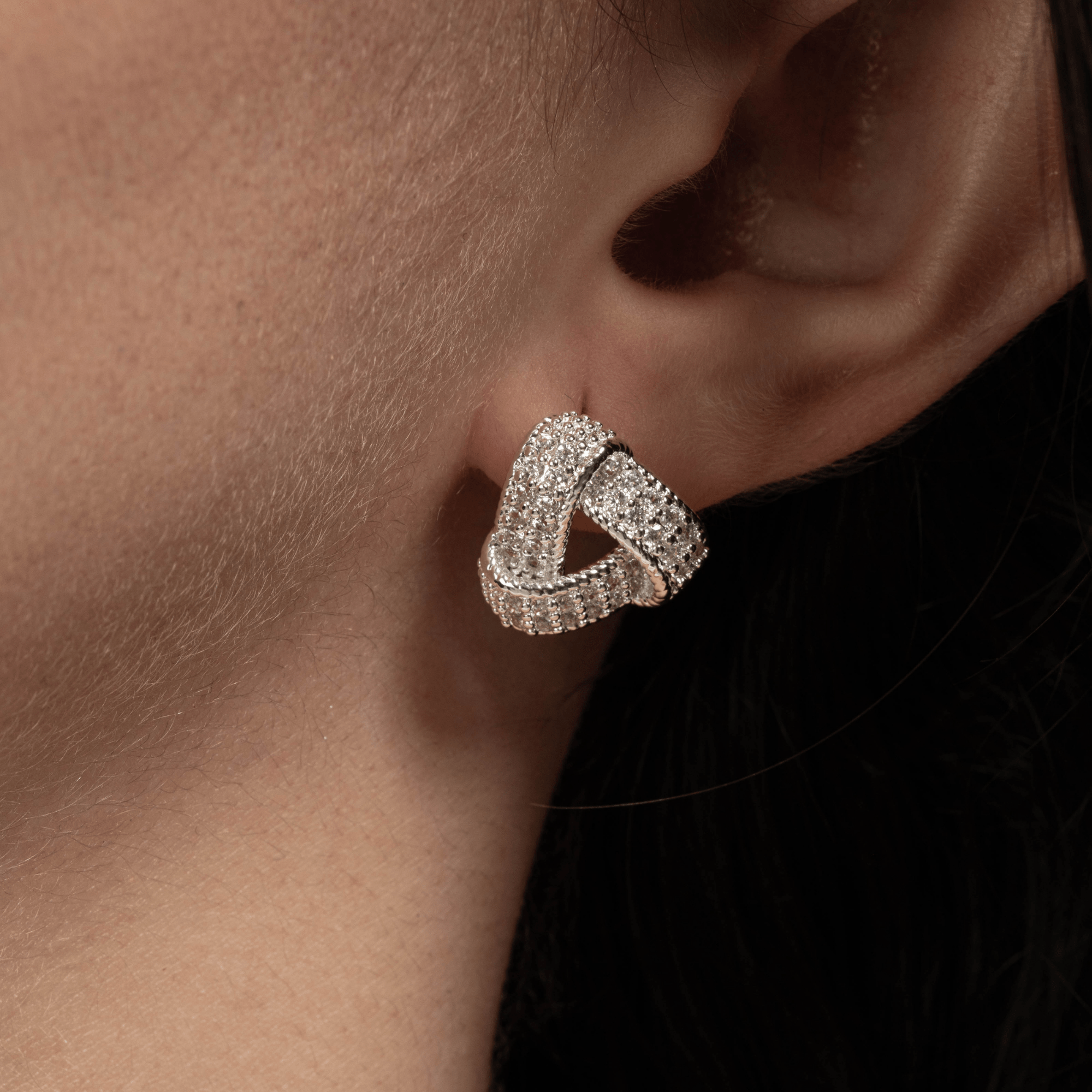 Lara & Ela | A Poet To Describe You Silver Earrings - Lara & Ela
