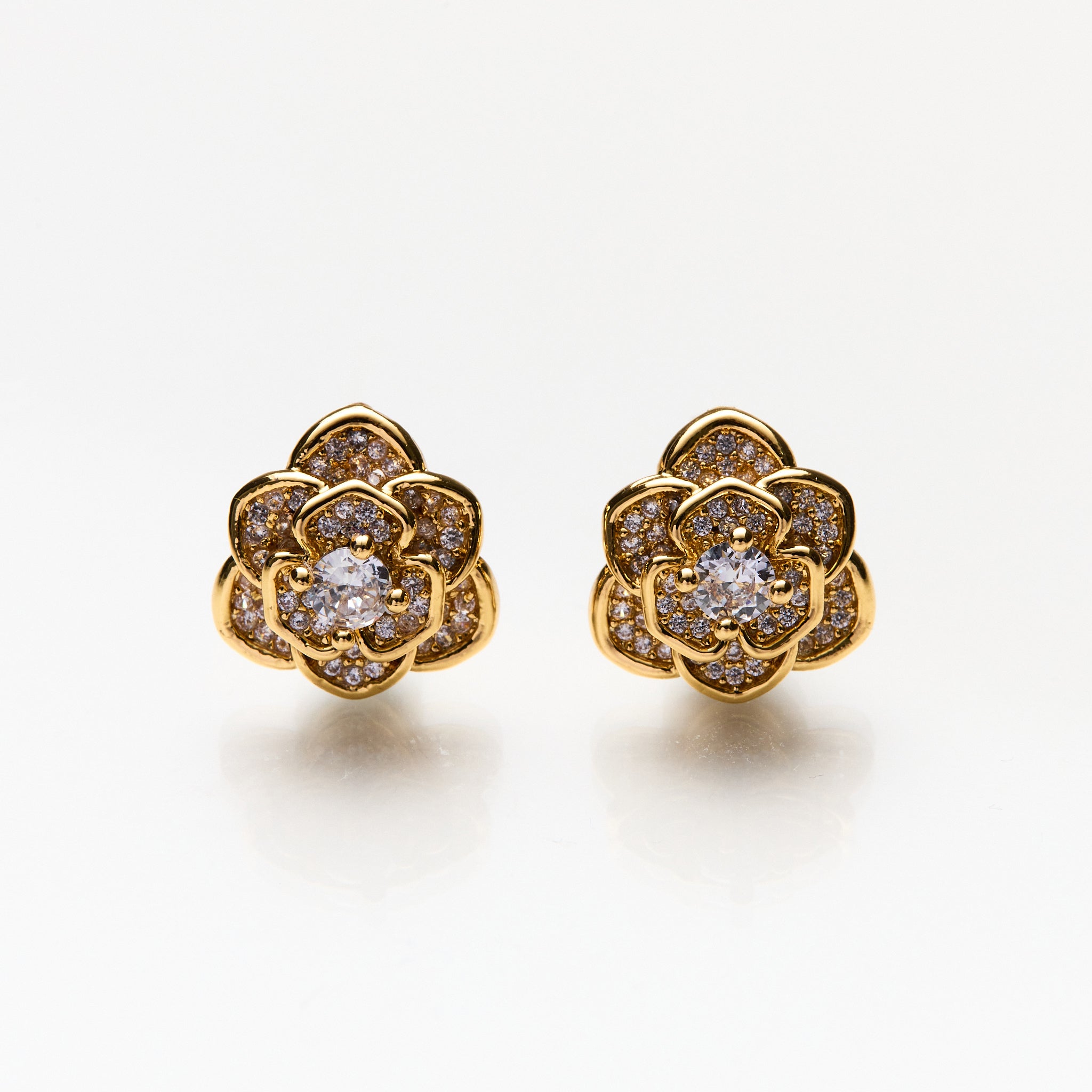 Lara & Ela | Popcorn Gold Earrings - Lara & Ela