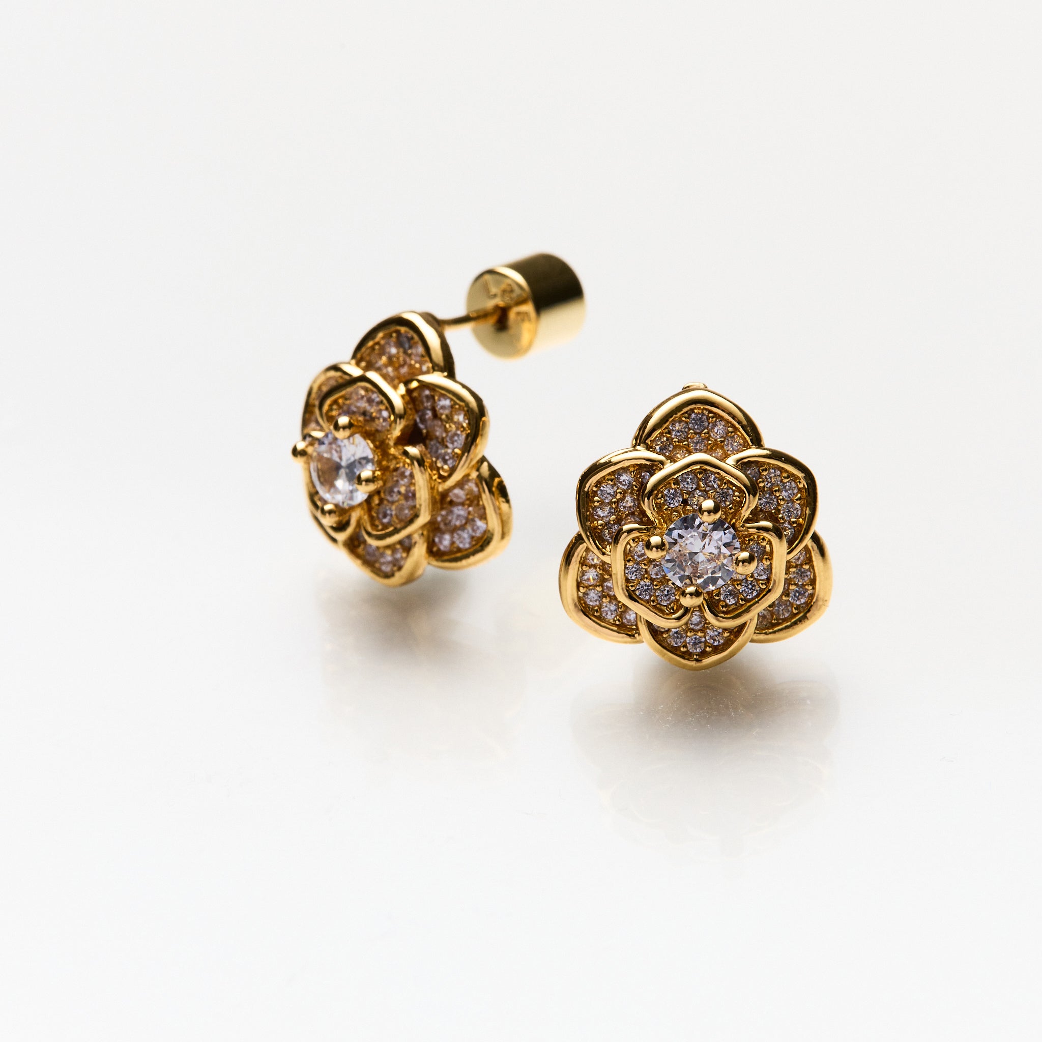 Lara & Ela | Popcorn Gold Earrings - Lara & Ela