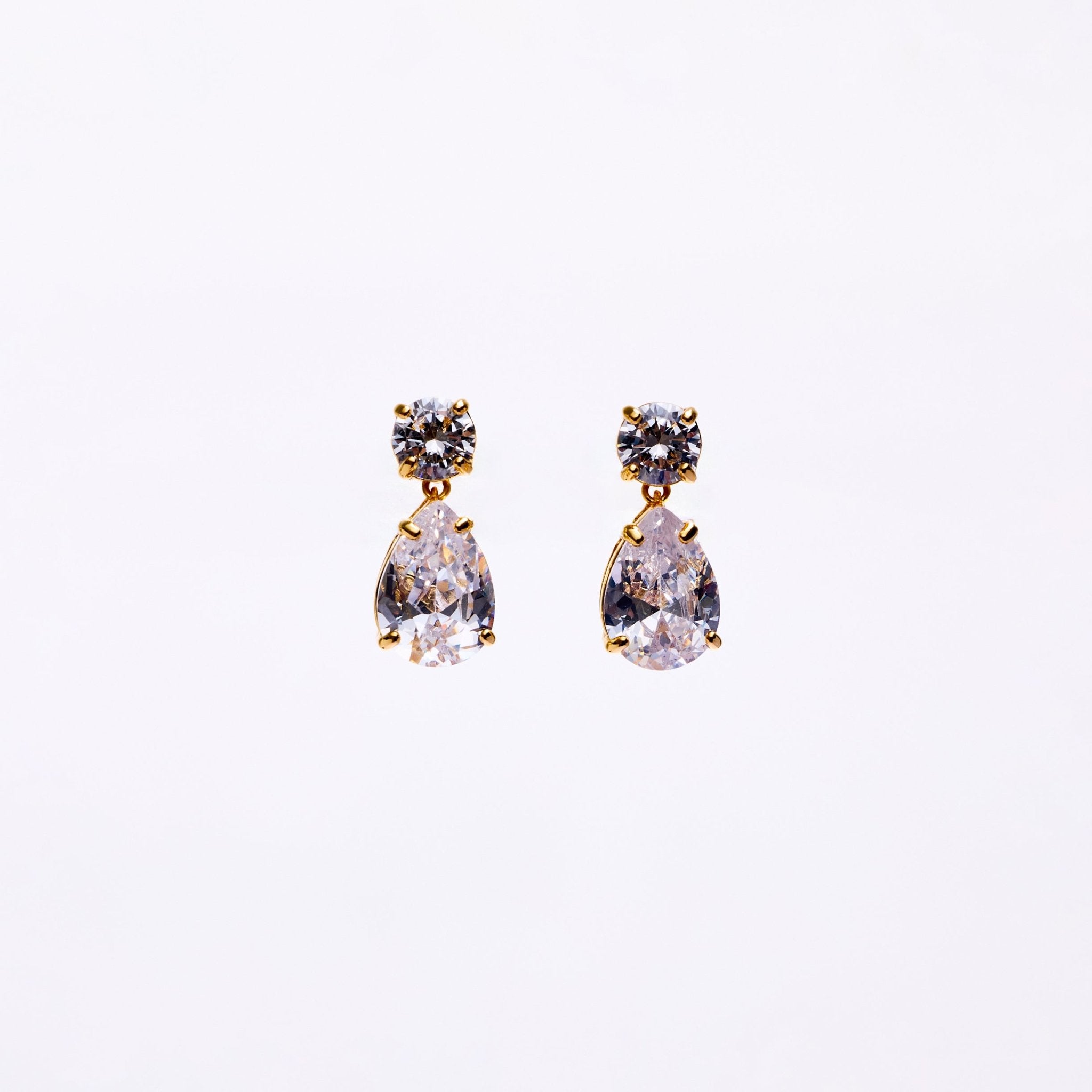 Lara & Ela | Raindrops Gold Earrings - Lara & Ela