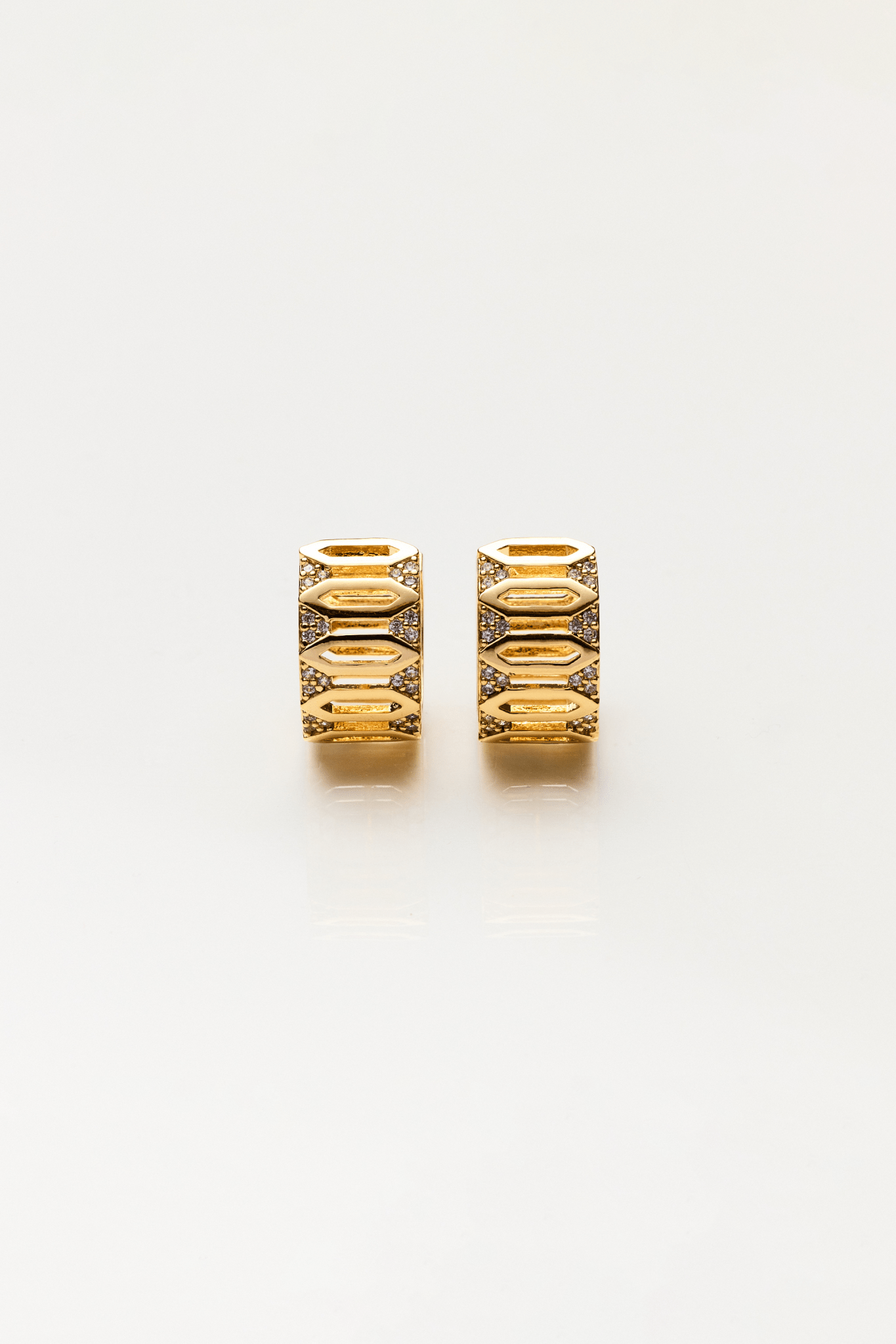 Lara & Ela I Ring Of Fire Earrings - Lara & Ela