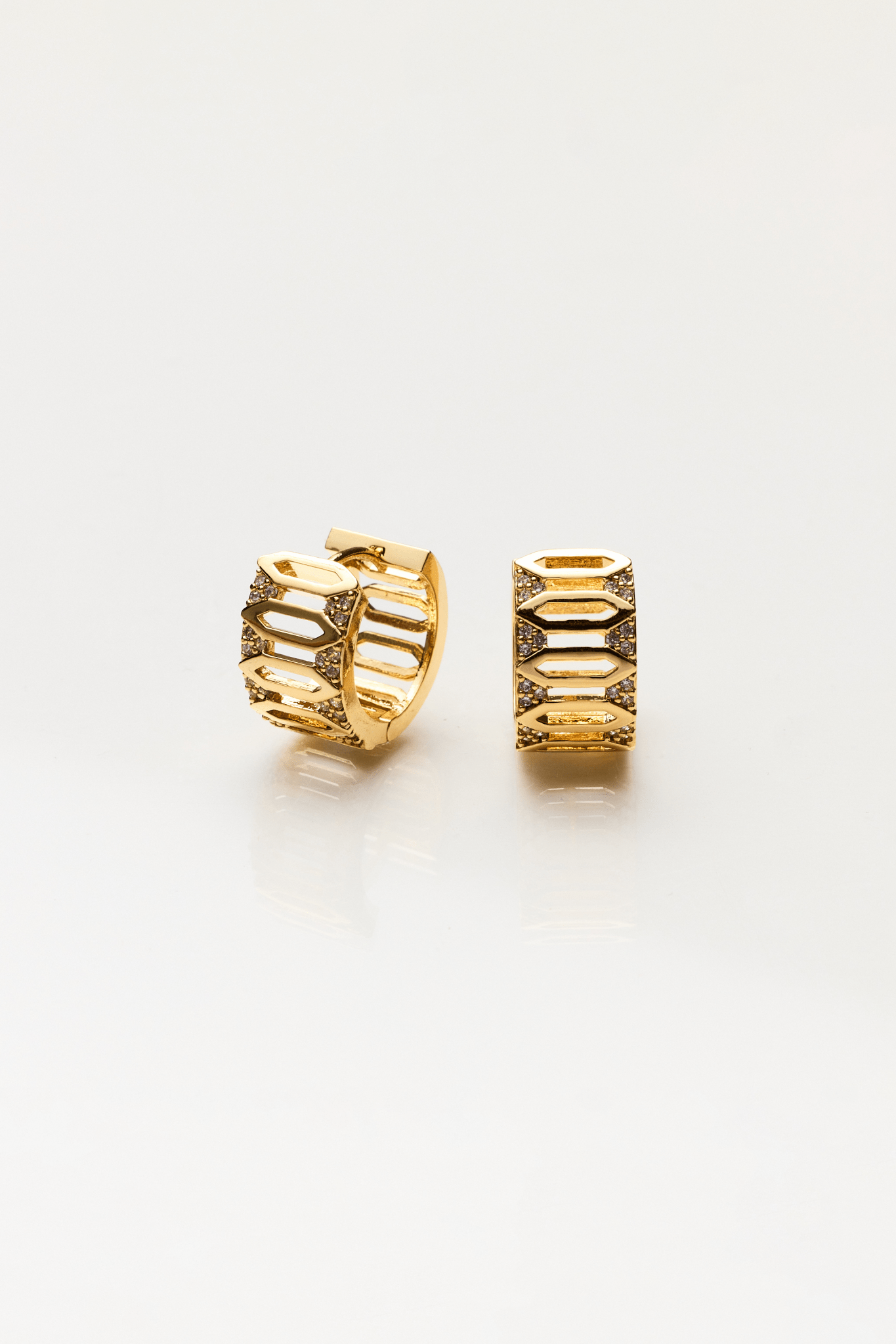 Lara & Ela I Ring Of Fire Earrings - Lara & Ela