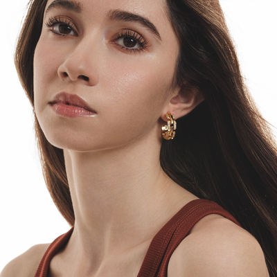 Lara & Ela | Hear Me Roar Gold Earrings